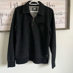 Roots Charcoal Zip-Up Women’s Sweater